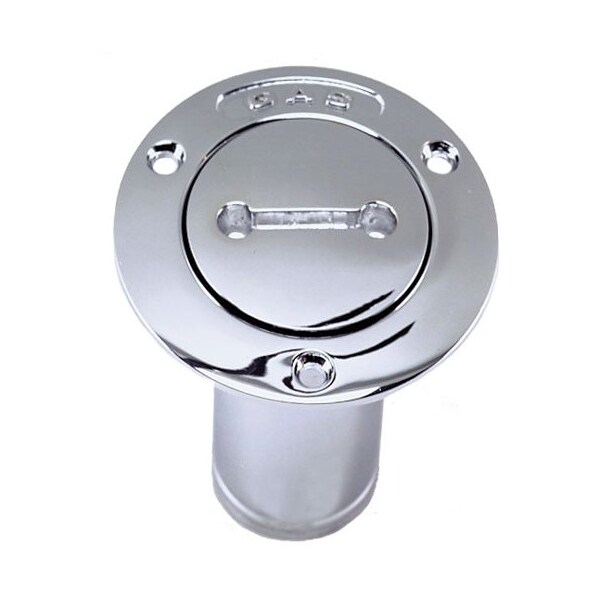 Perko 0520DPGCHR Gas Fuel Fill for 1-1/2" Hose - Chrome-Plated Bronze